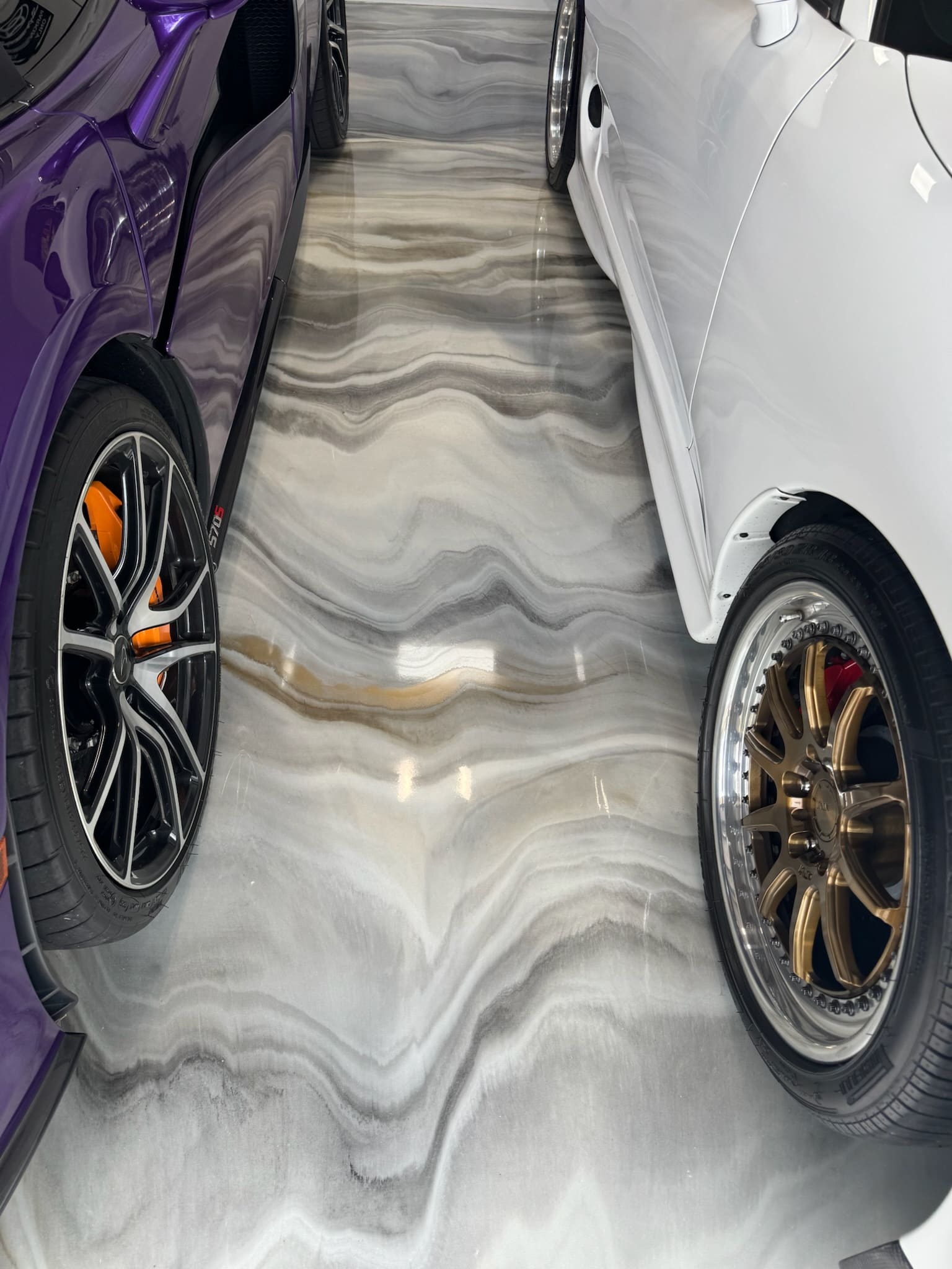 Metallic epoxy floor transformation in South Florida