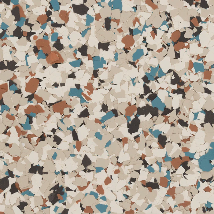 Coldwater Canyon flake floor color swatch