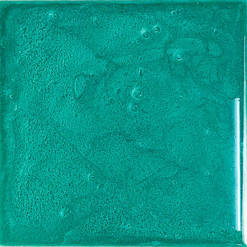Iridescent Green metallic floor color swatch
