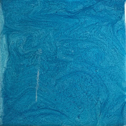 Ocean Blue metallic floor color swatch