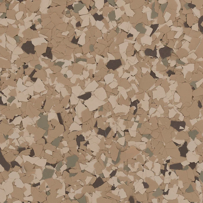 Safari flake floor color swatch