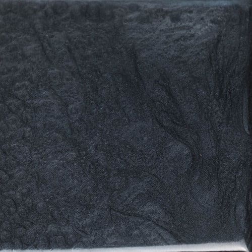 Satin White metallic floor color swatch