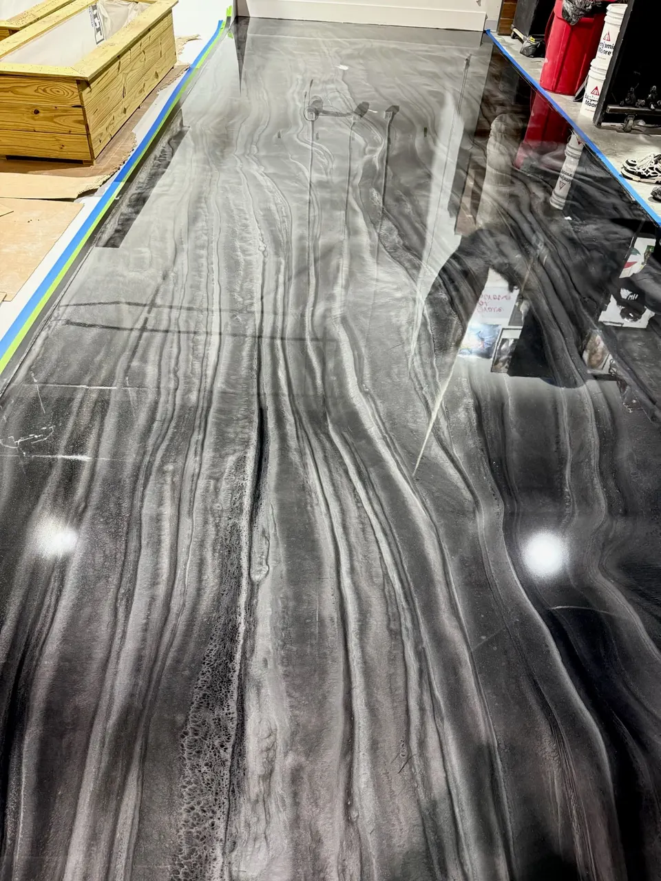 Real epoxy floor installed by Miami Prime Epoxy — project 3